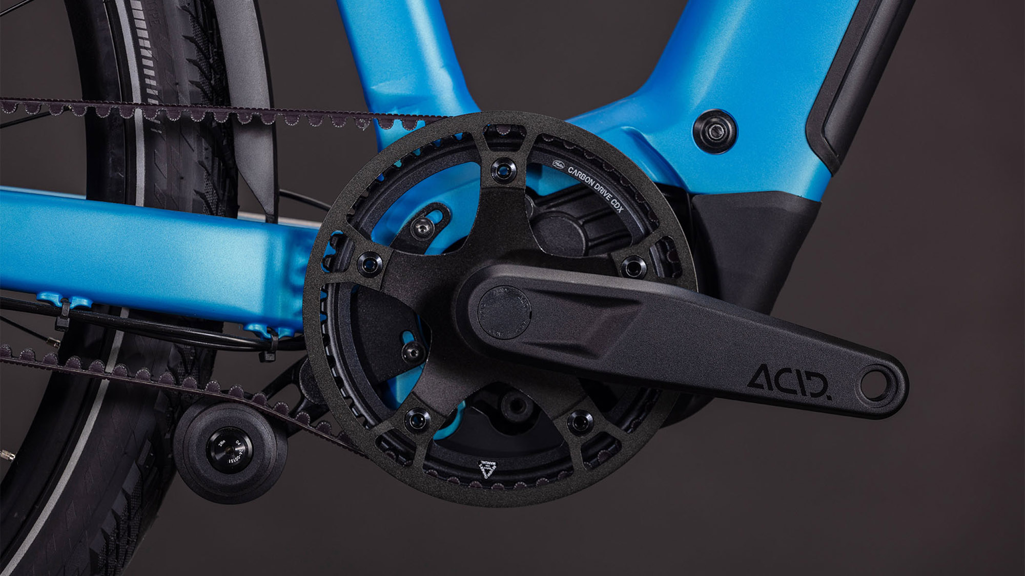 Cube Kathmandu Hybrid Comfort Pro 800 azure´n´black Trapeze – Bild 5